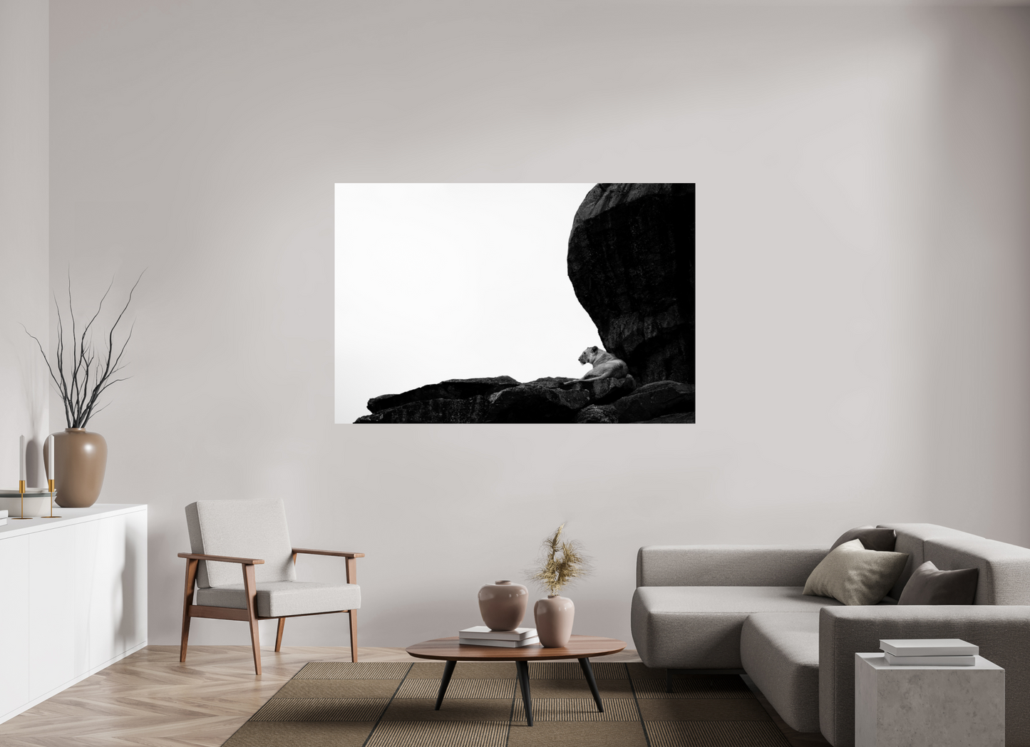 “Watchful Silence” – Lioness Overlooking the Serengeti