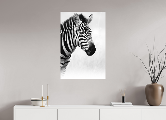 Lines of the Wild – Zebra in Profile, Serengeti National Park