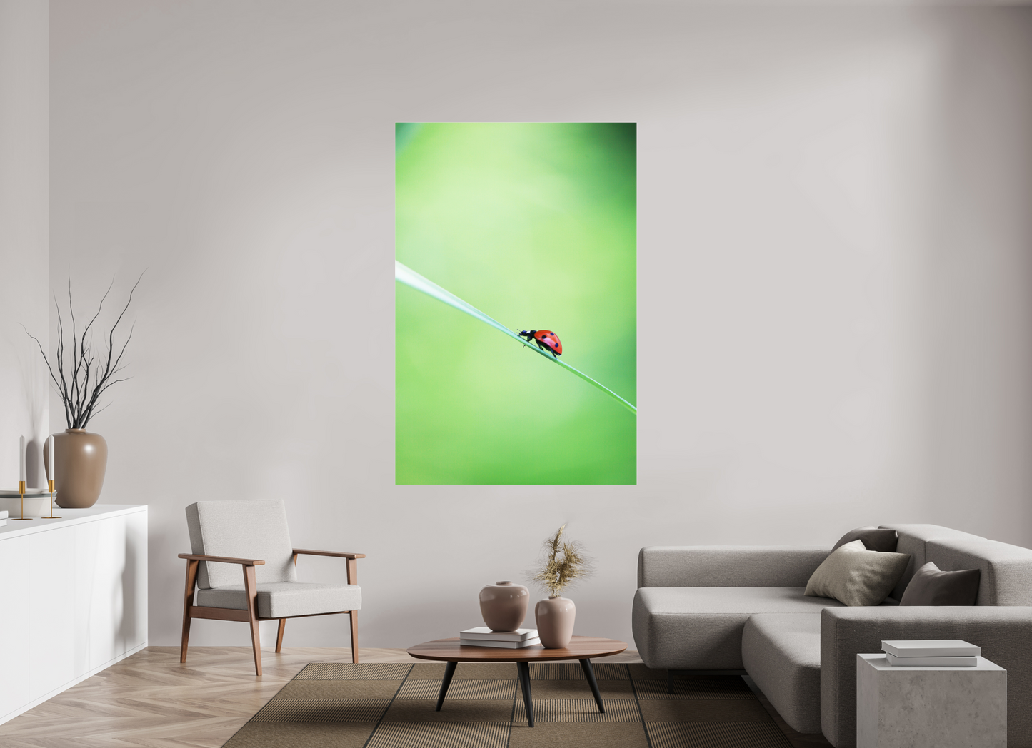 Burst of Life – Vibrant Ladybug