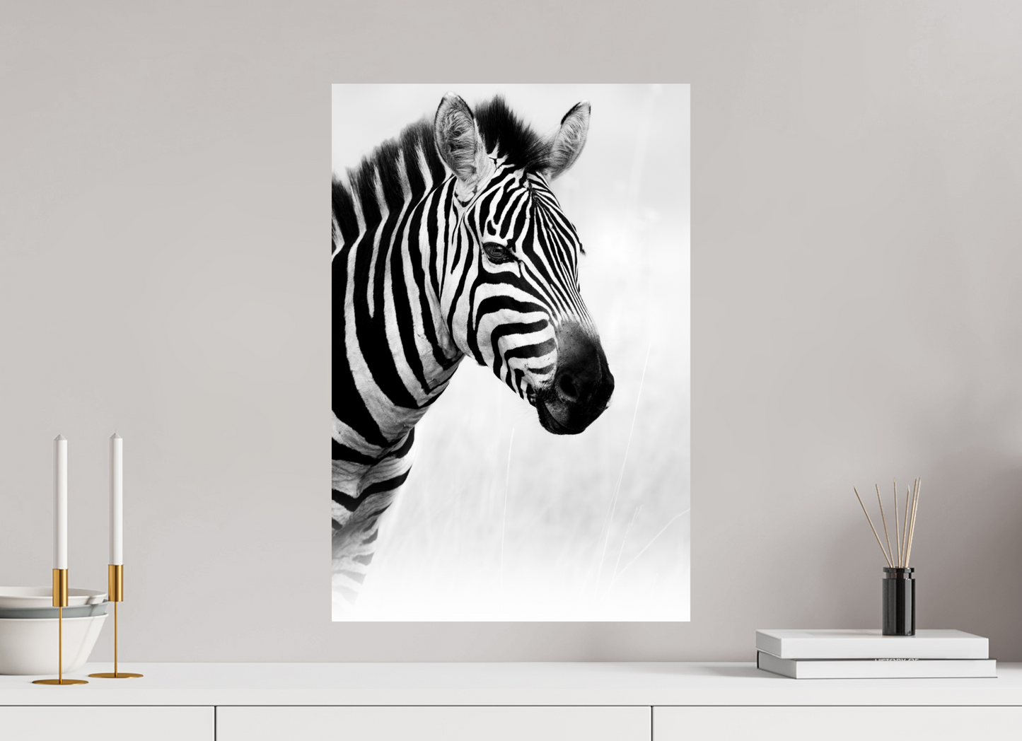 Lines of the Wild – Zebra in Profile, Serengeti National Park