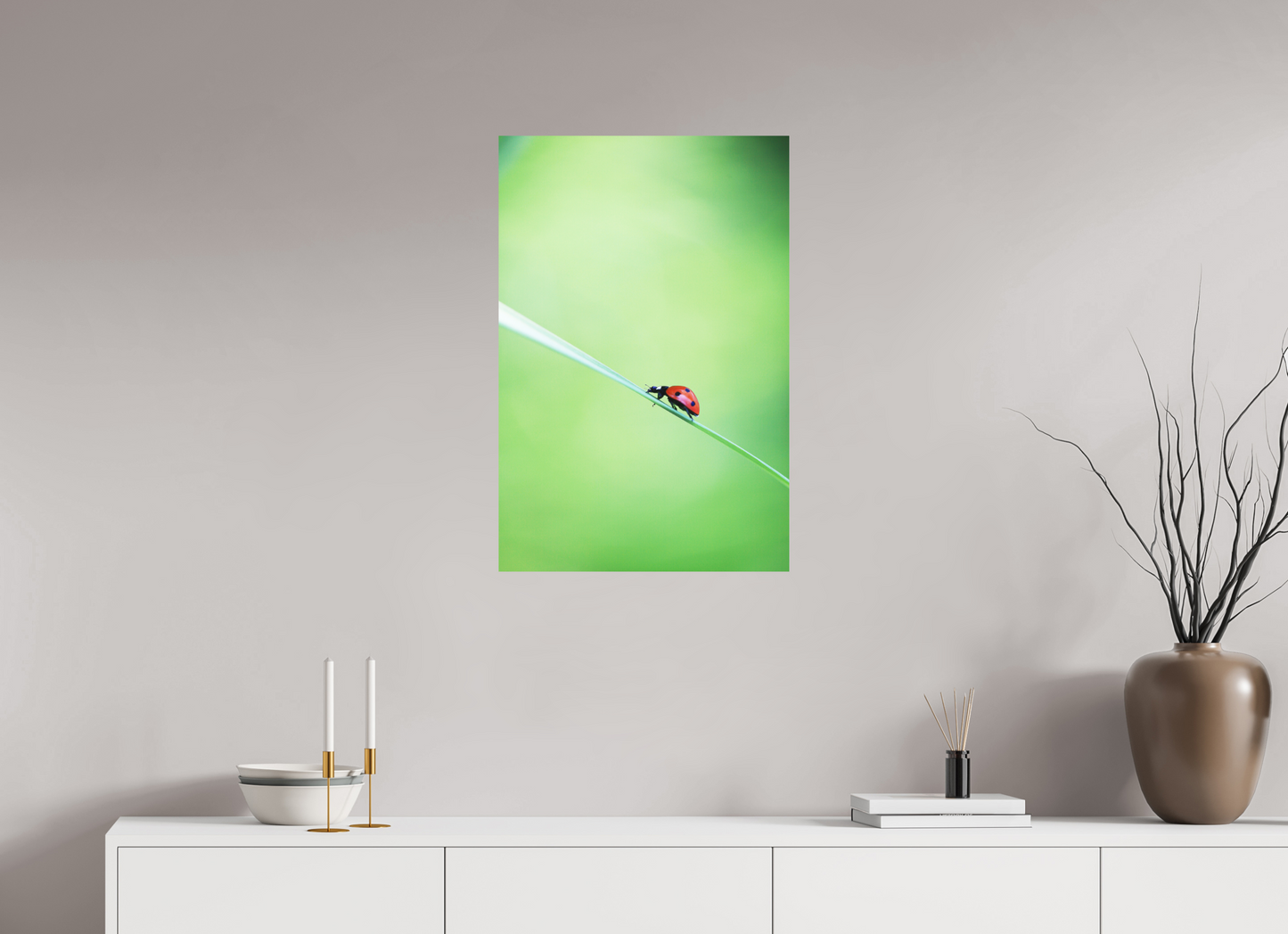 Burst of Life – Vibrant Ladybug