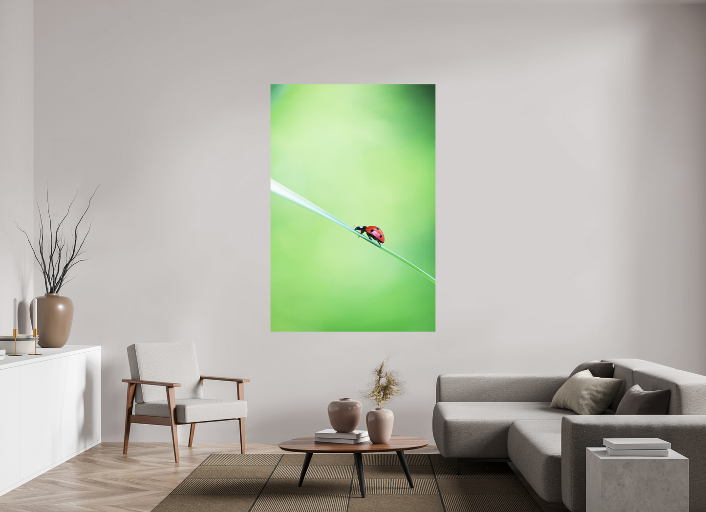 Burst of Life – Vibrant Ladybug