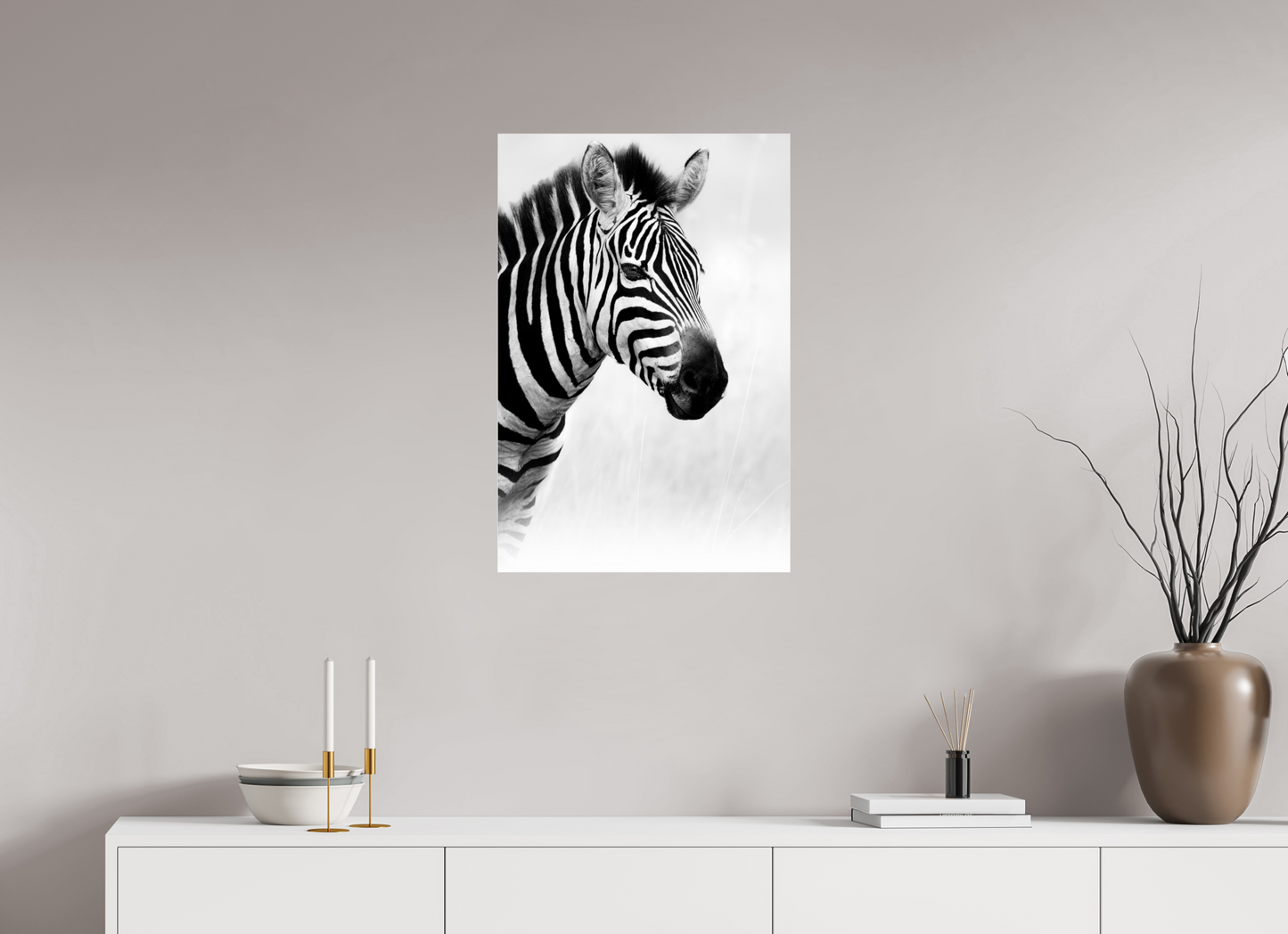 Lines of the Wild – Zebra in Profile, Serengeti National Park