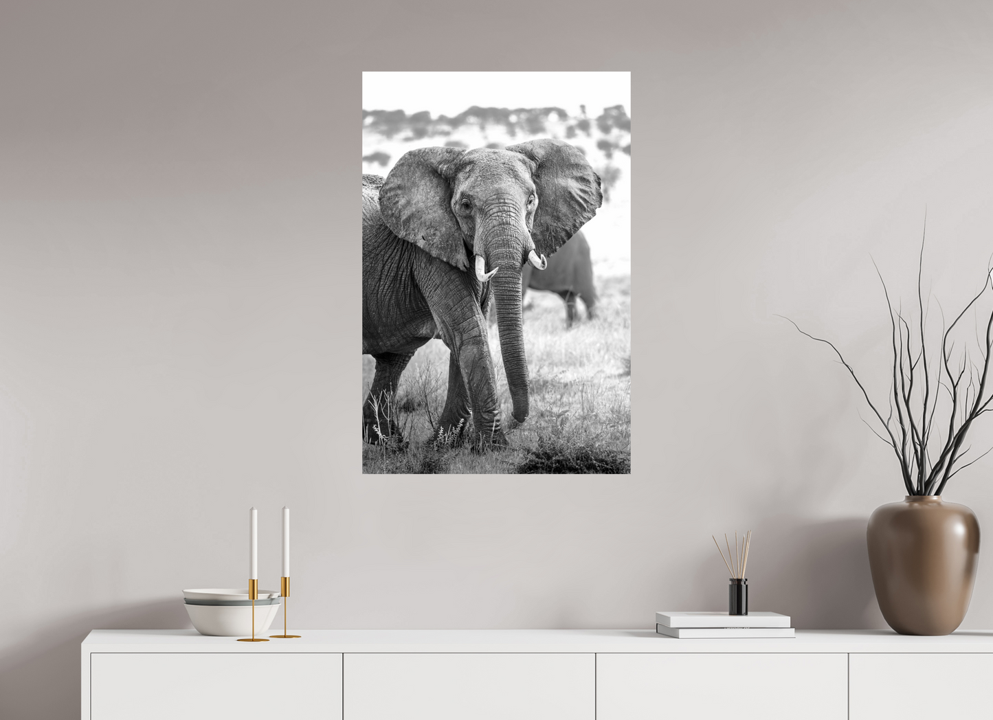 Elephant Portrait from the Serengeti