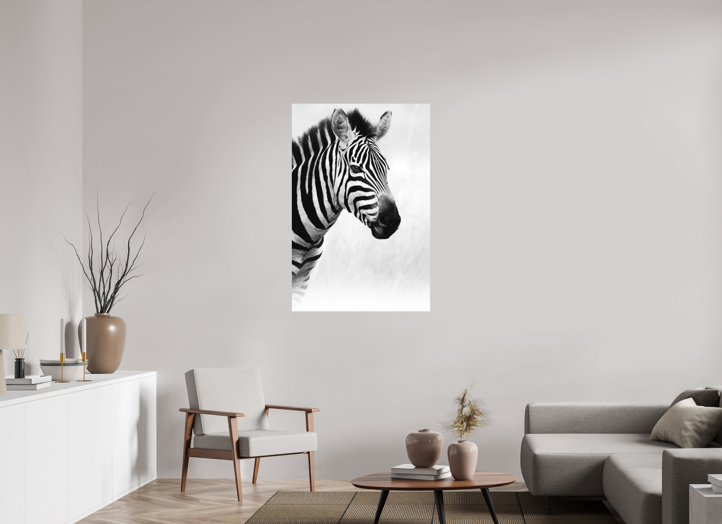 Lines of the Wild – Zebra in Profile, Serengeti National Park
