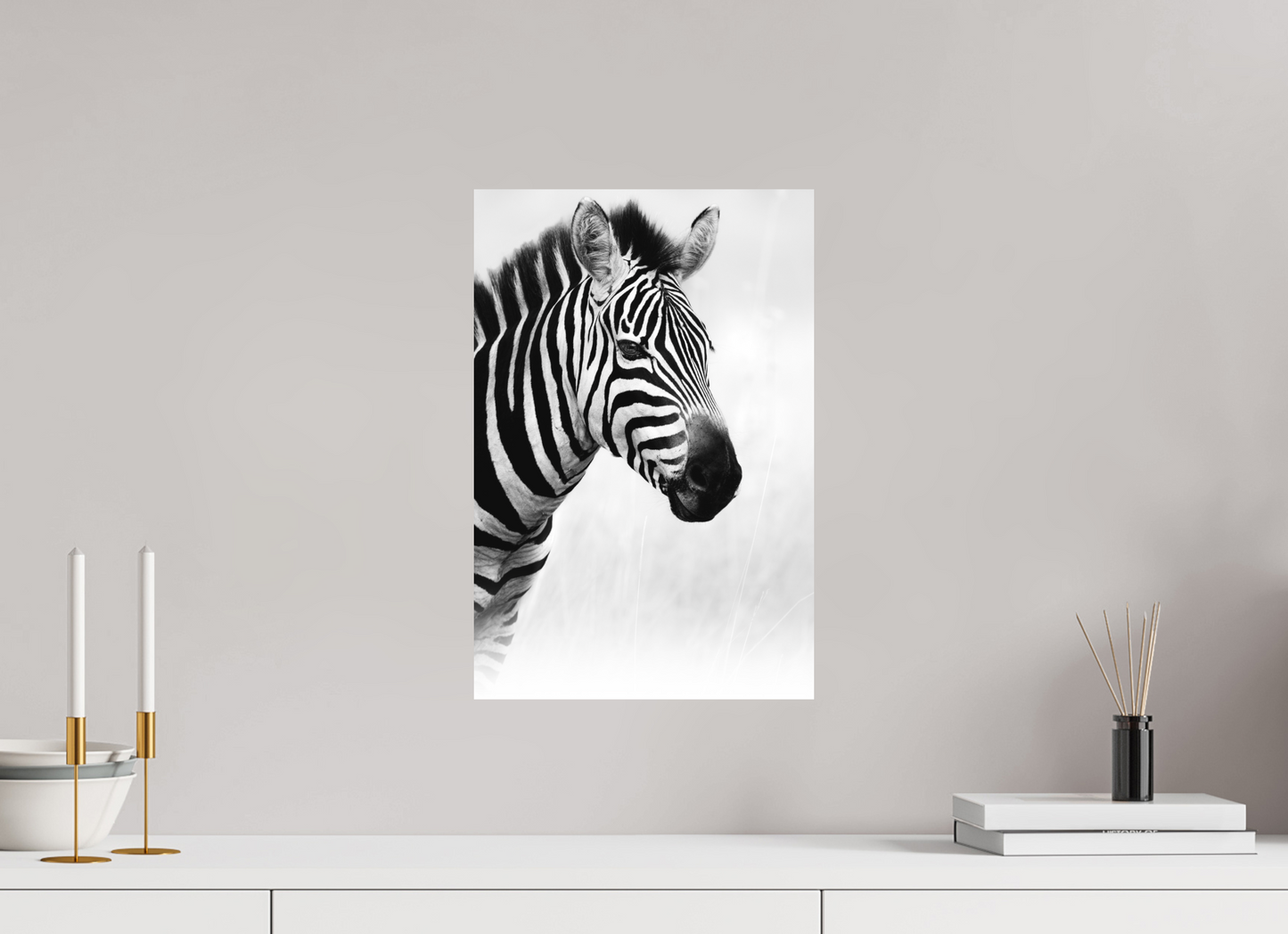 Lines of the Wild – Zebra in Profile, Serengeti National Park