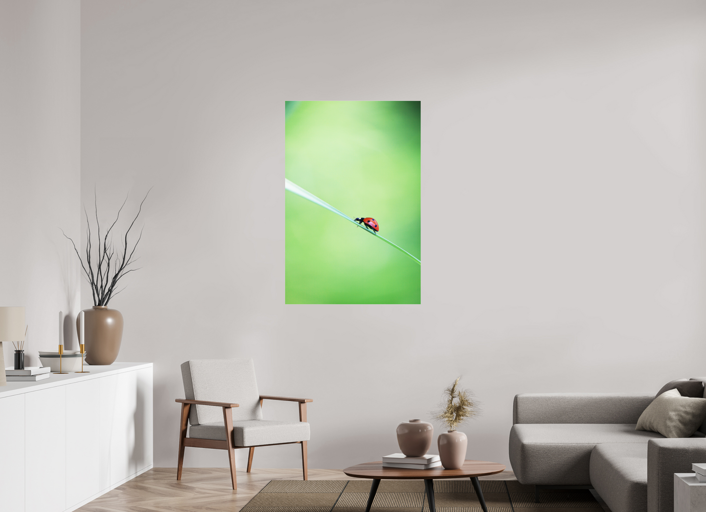 Burst of Life – Vibrant Ladybug