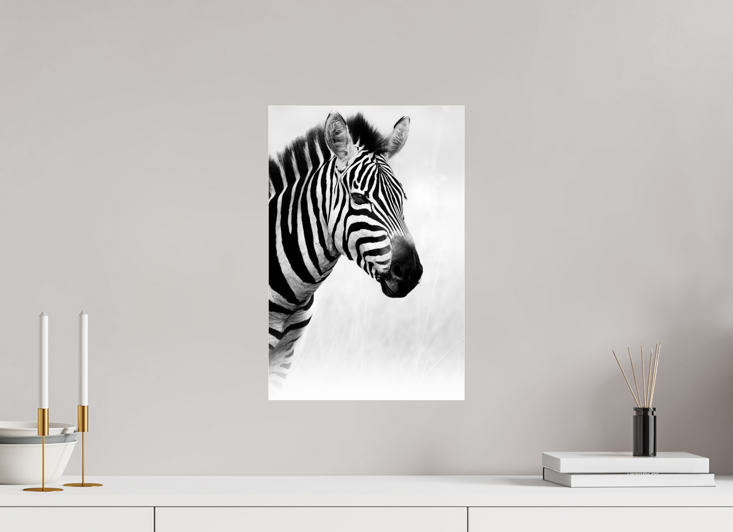 Lines of the Wild – Zebra in Profile, Serengeti National Park