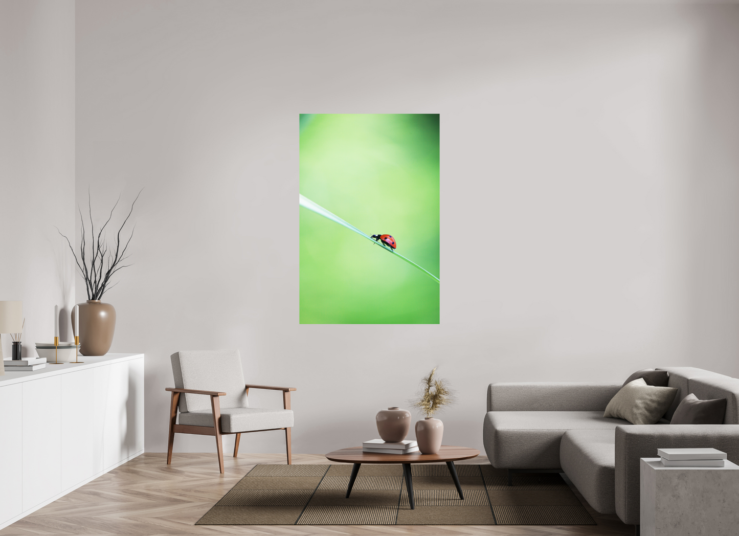 Burst of Life – Vibrant Ladybug