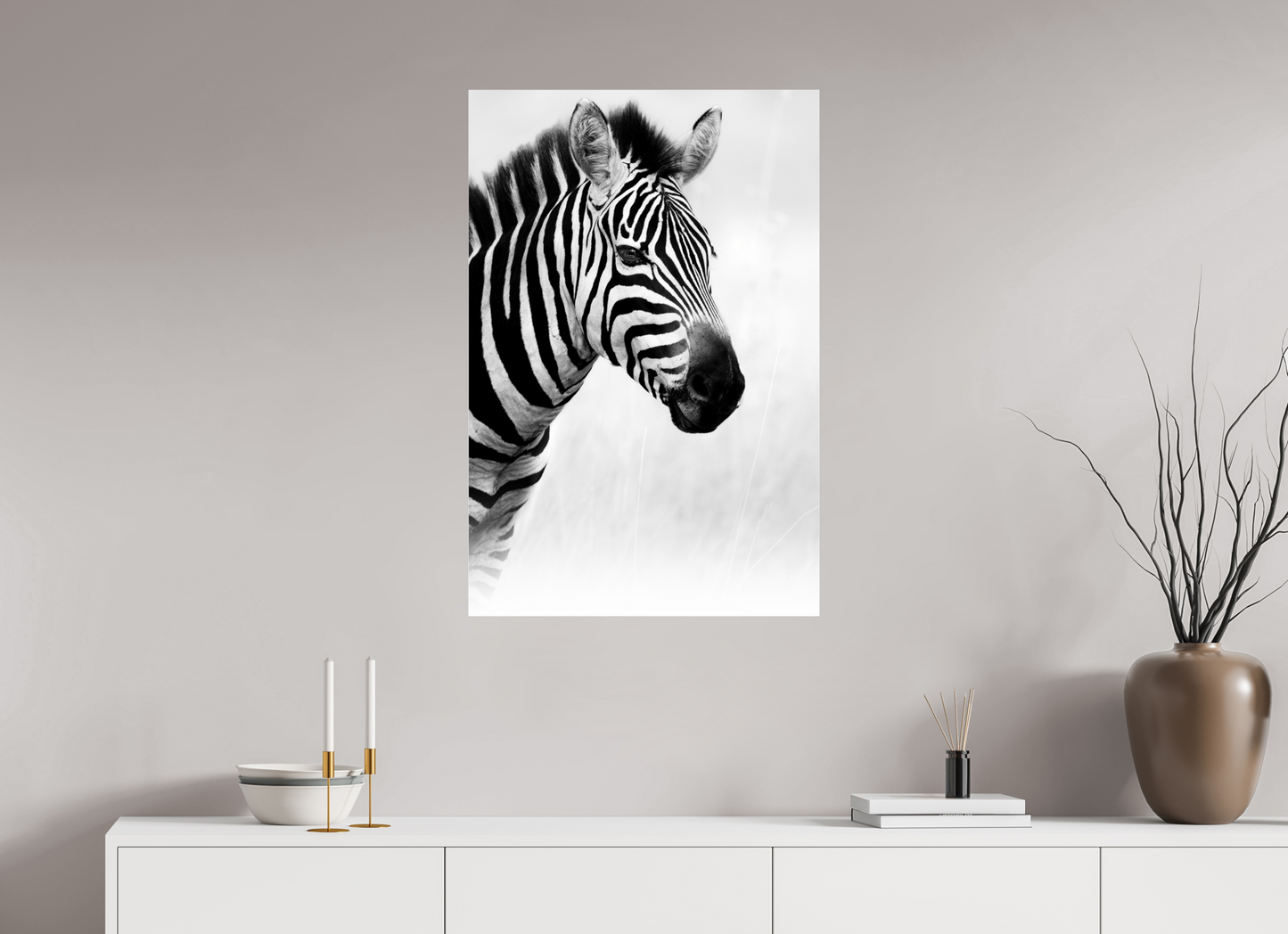 Lines of the Wild – Zebra in Profile, Serengeti National Park