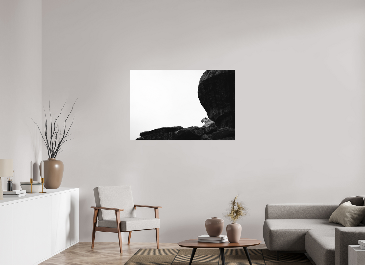 “Watchful Silence” – Lioness Overlooking the Serengeti