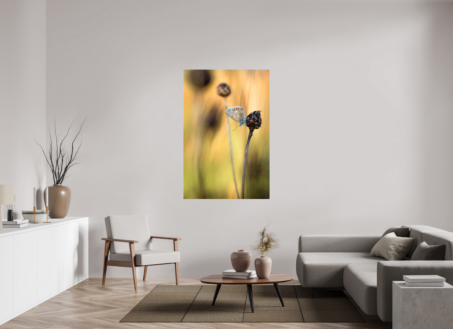 Glow in Blue – Common Blue Butterfly