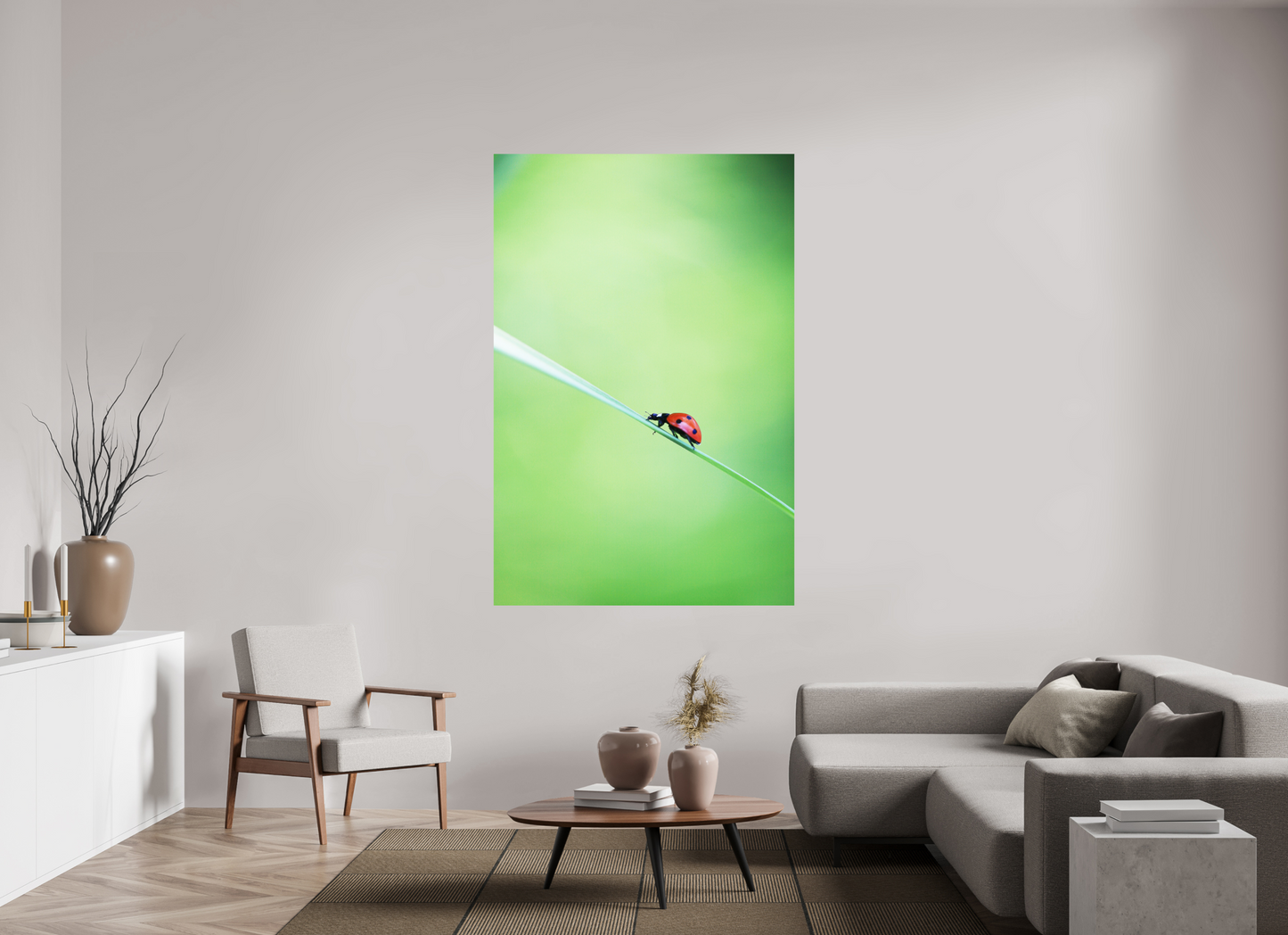 Burst of Life – Vibrant Ladybug