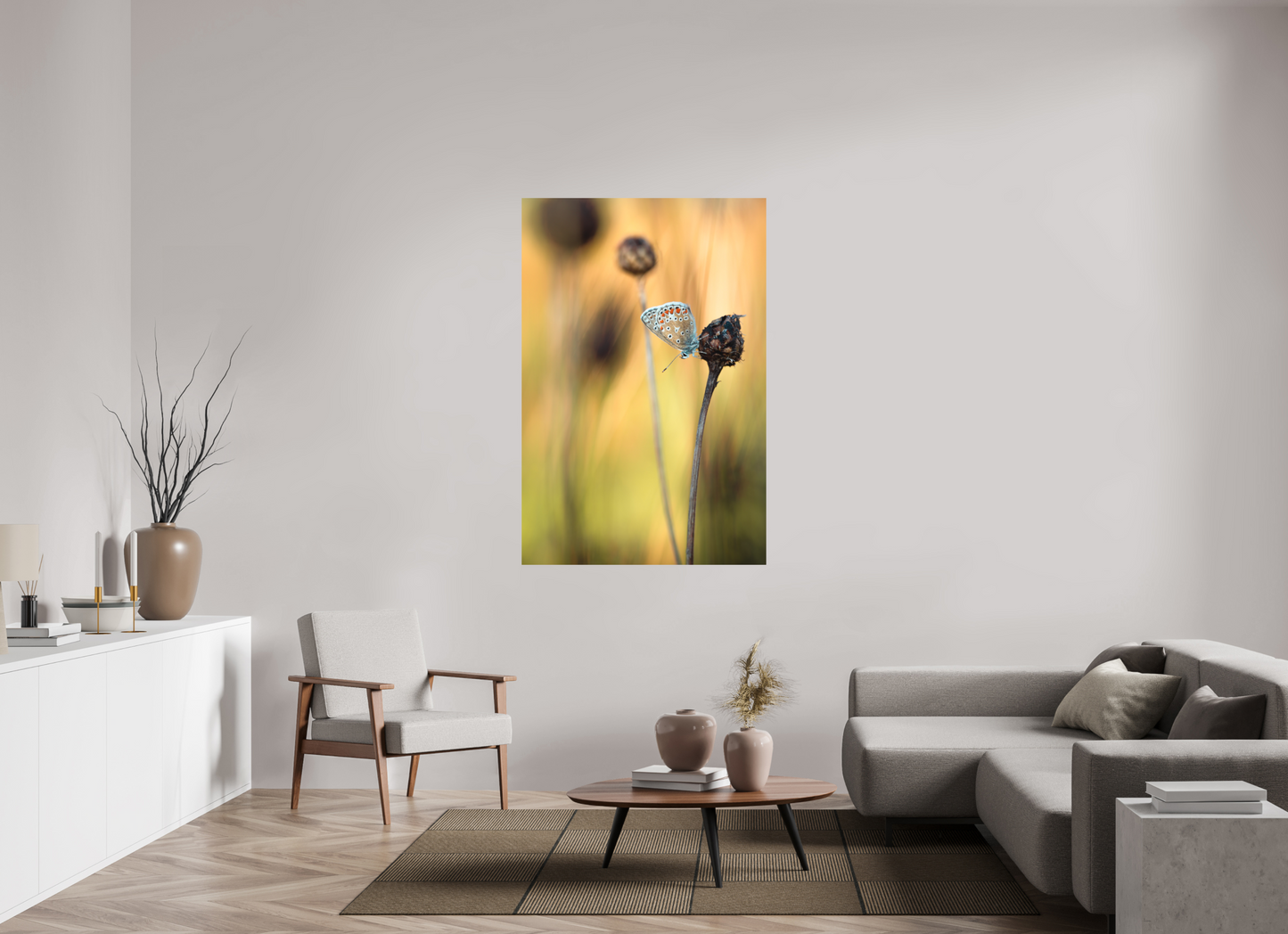 Glow in Blue – Common Blue Butterfly