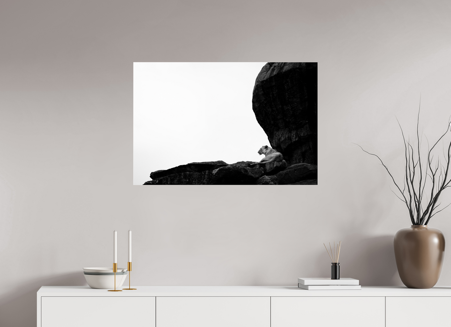 “Watchful Silence” – Lioness Overlooking the Serengeti