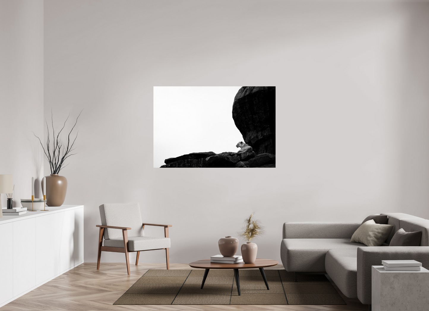 “Watchful Silence” – Lioness Overlooking the Serengeti