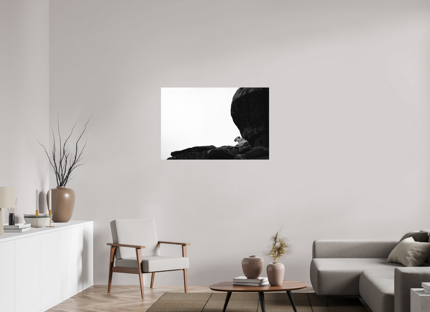 “Watchful Silence” – Lioness Overlooking the Serengeti