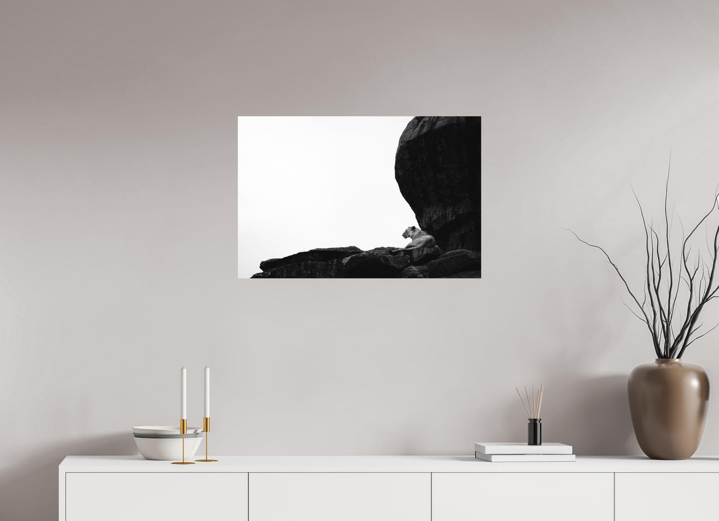 “Watchful Silence” – Lioness Overlooking the Serengeti