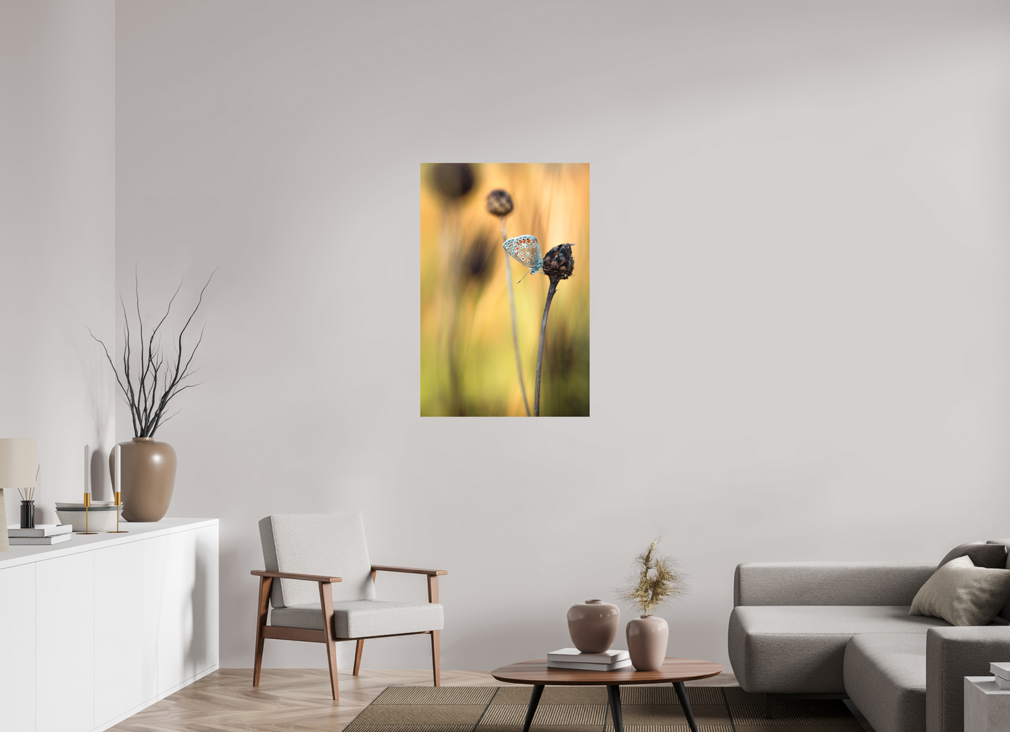 Glow in Blue – Common Blue Butterfly