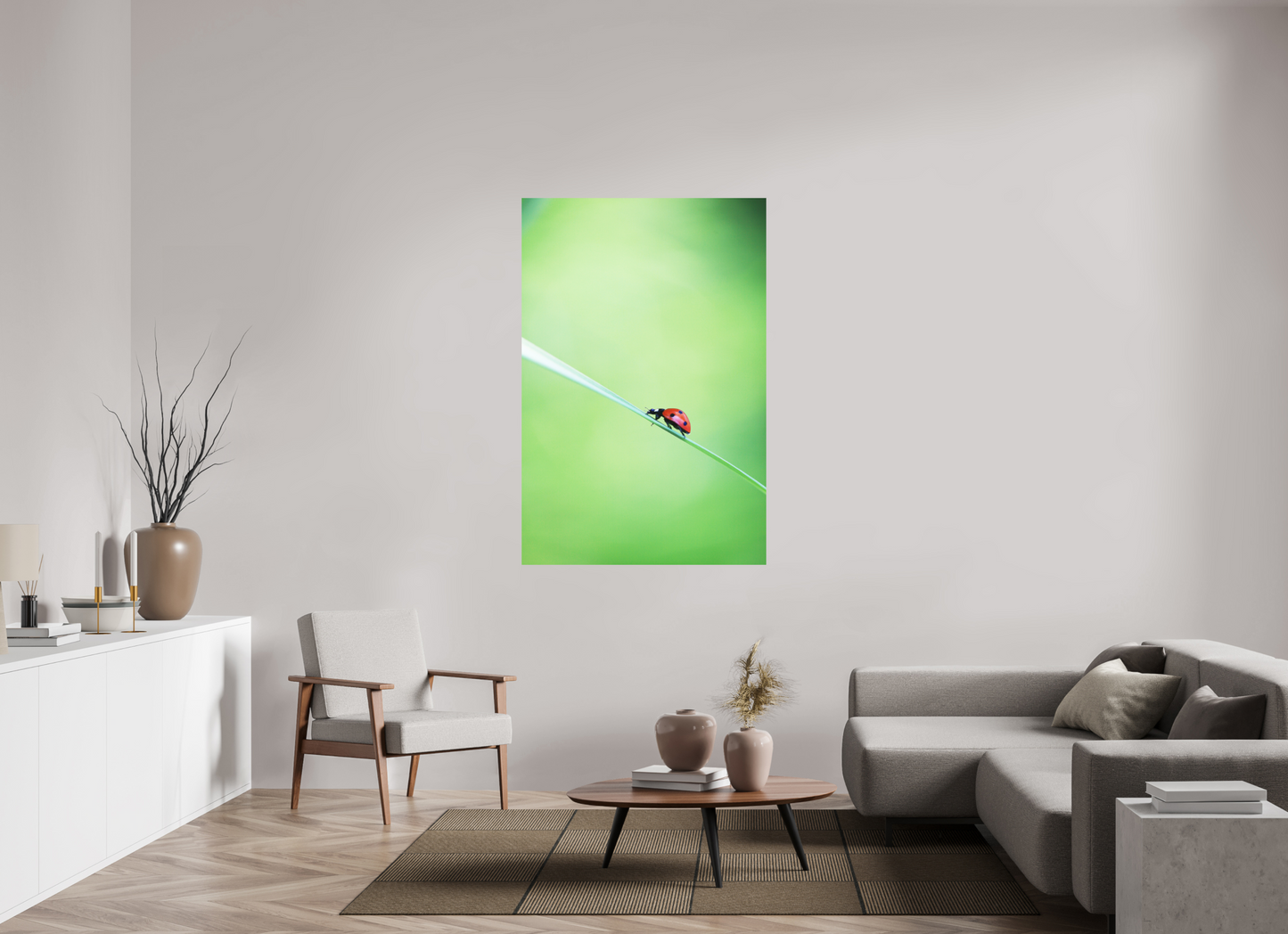 Burst of Life – Vibrant Ladybug