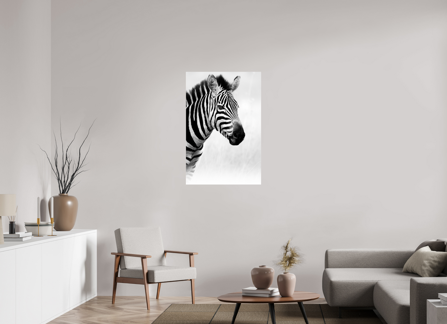 Lines of the Wild – Zebra in Profile, Serengeti National Park