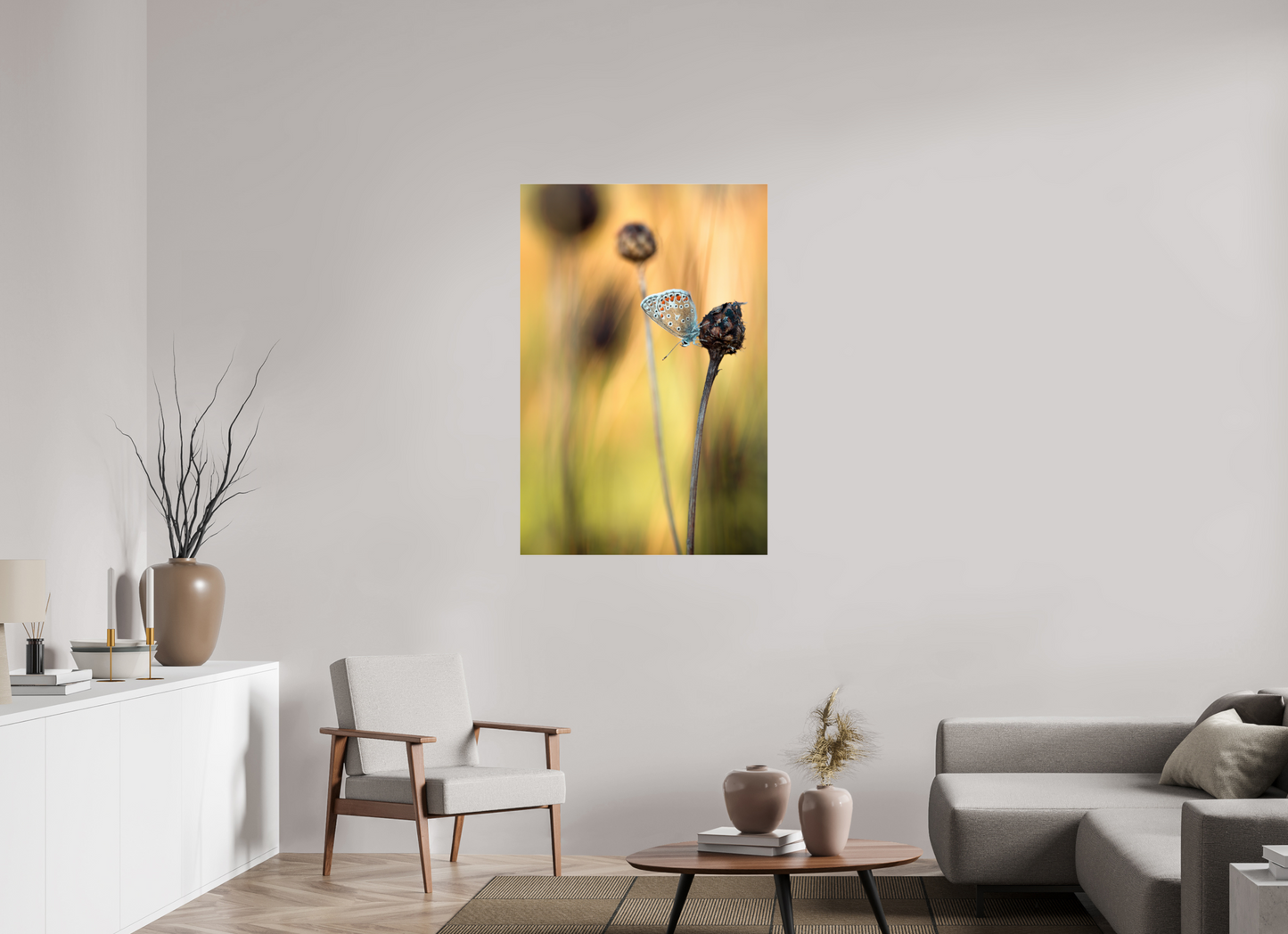 Glow in Blue – Common Blue Butterfly