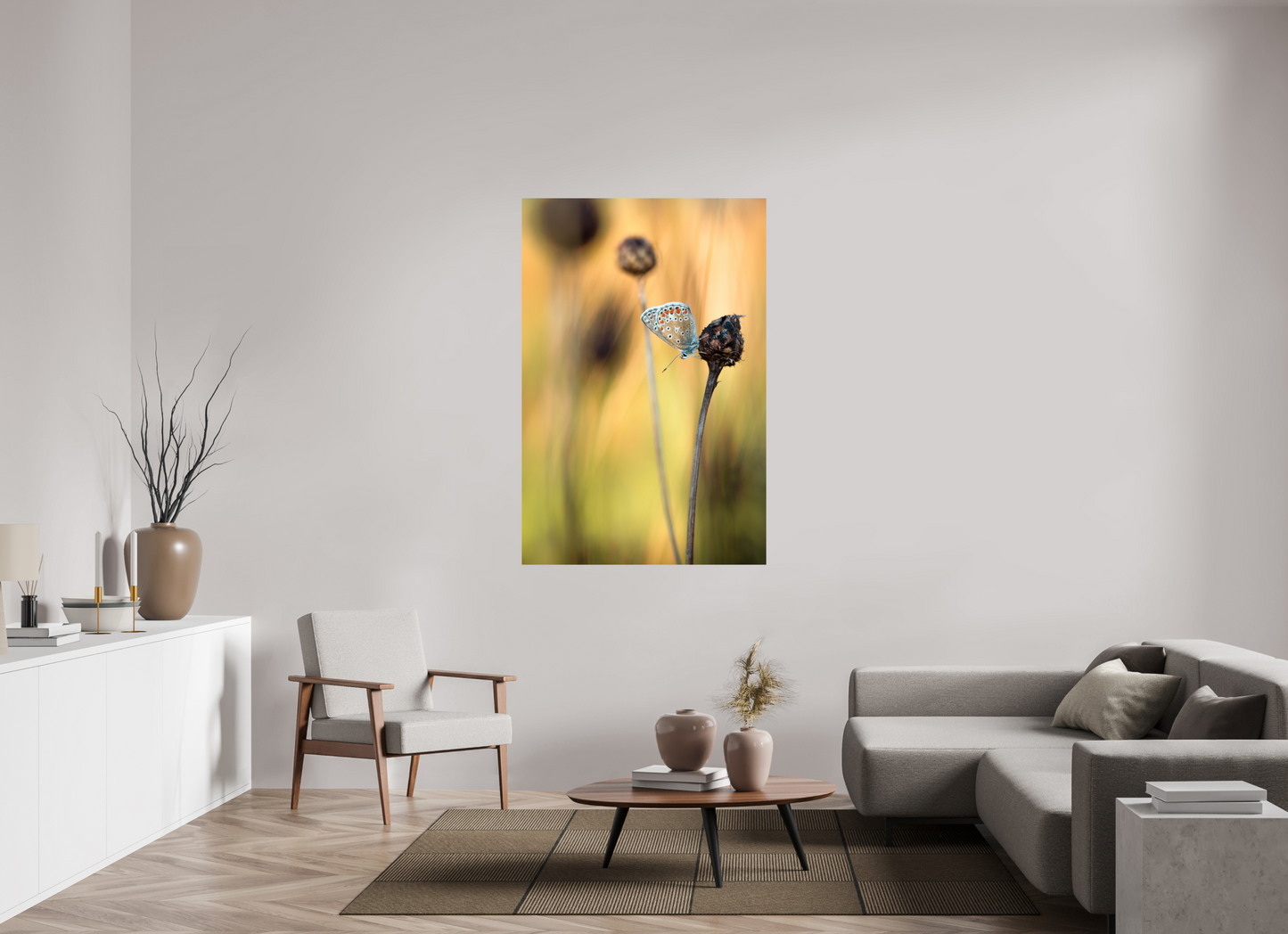 Glow in Blue – Common Blue Butterfly