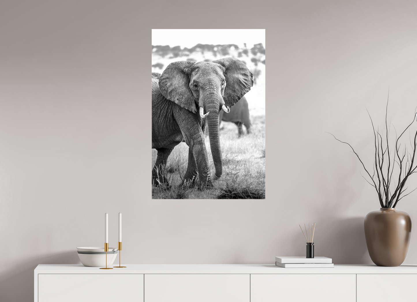 Elephant Portrait from the Serengeti
