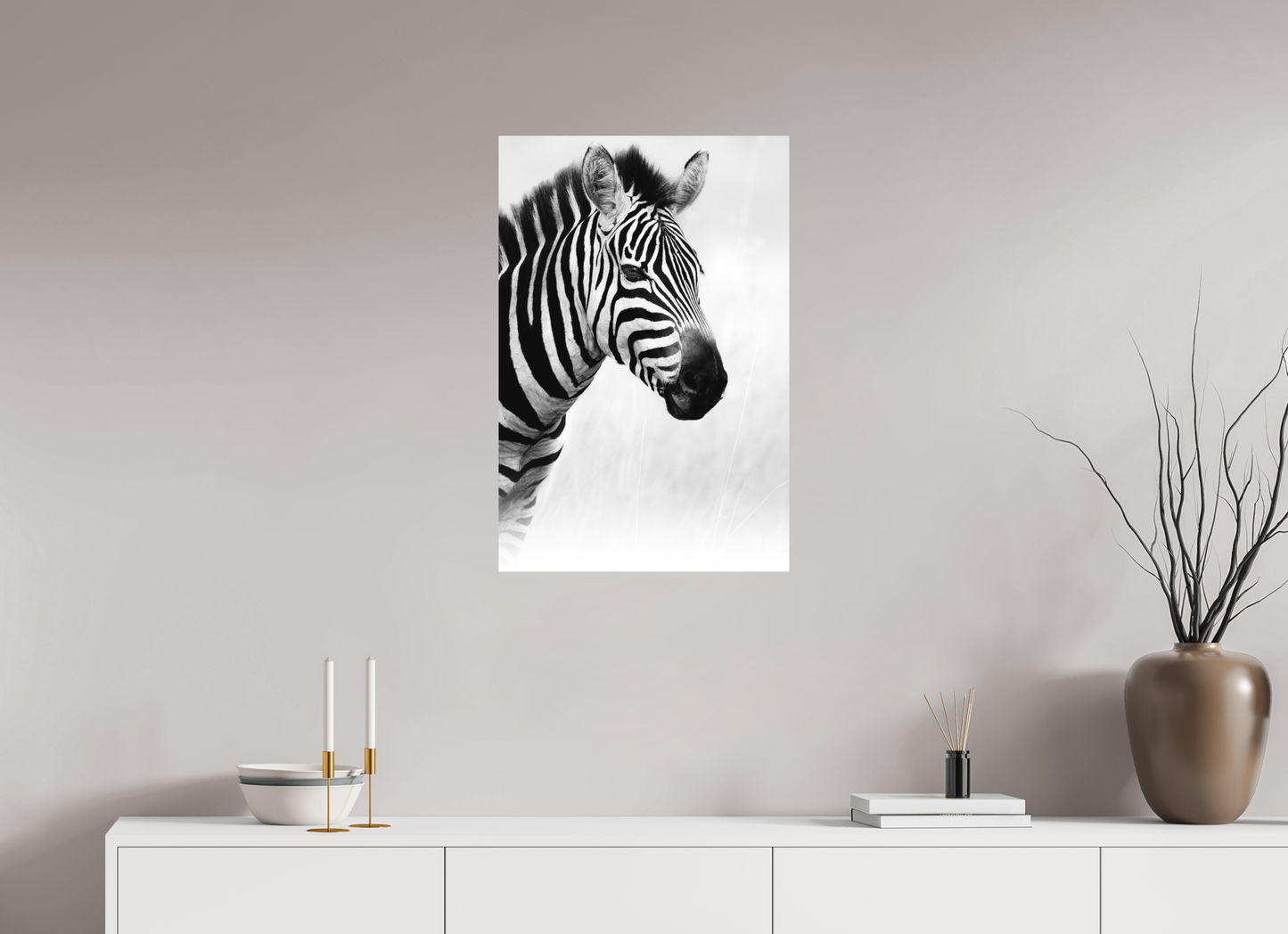 Lines of the Wild – Zebra in Profile, Serengeti National Park