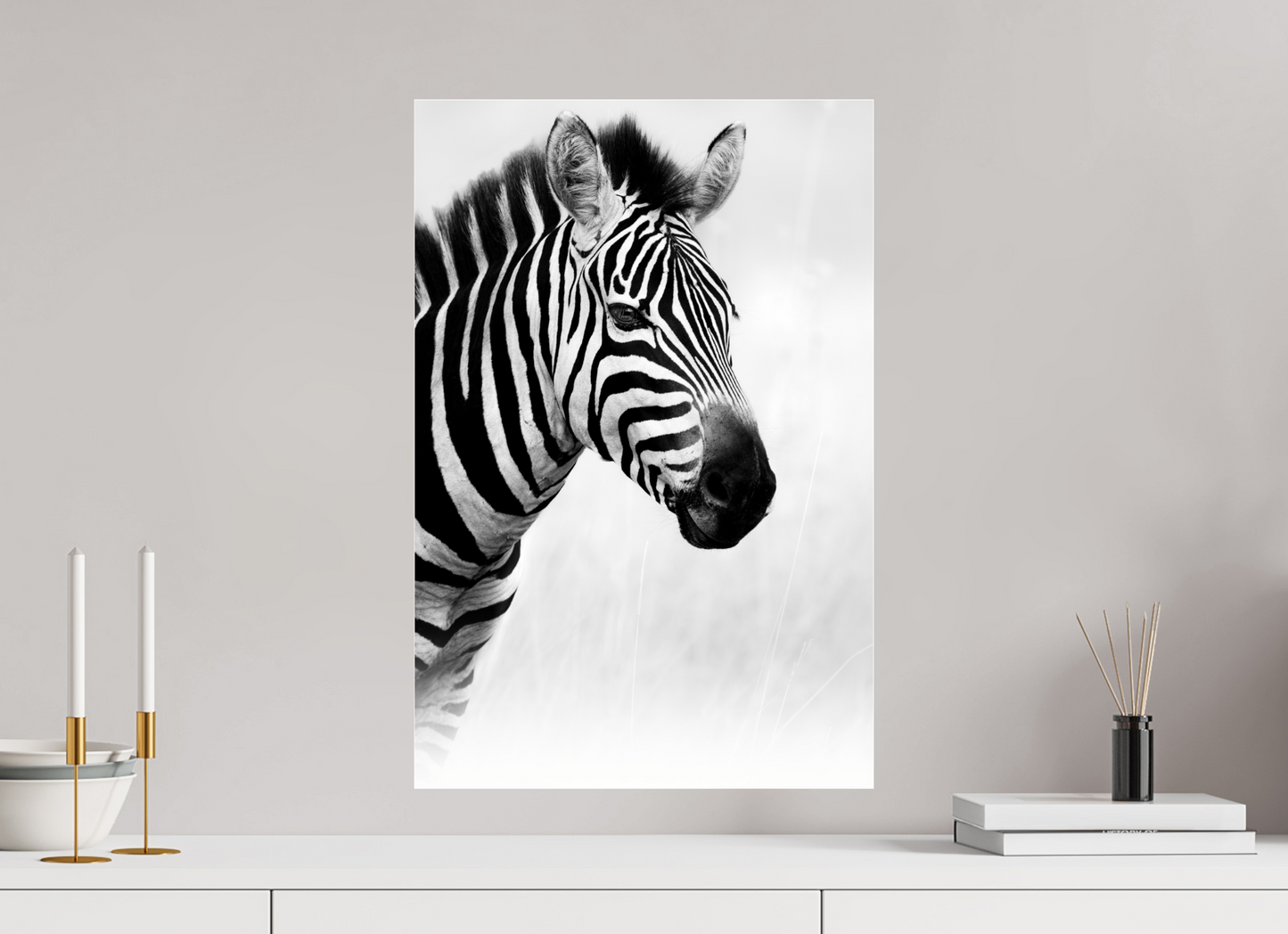 Lines of the Wild – Zebra in Profile, Serengeti National Park