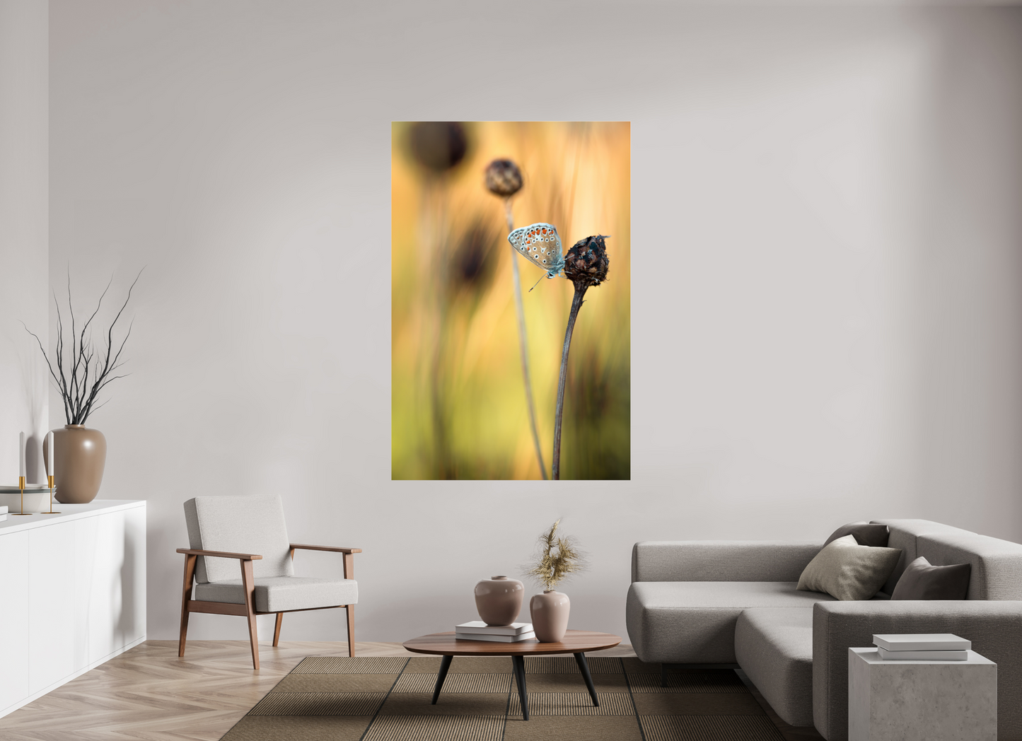 Glow in Blue – Common Blue Butterfly