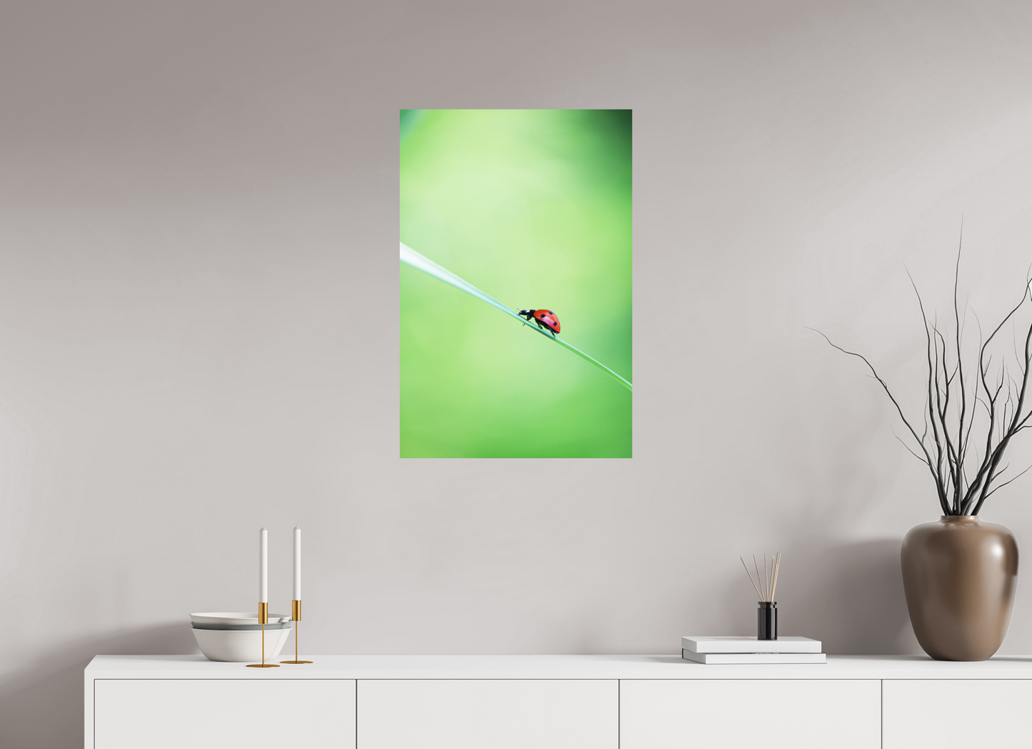 Burst of Life – Vibrant Ladybug