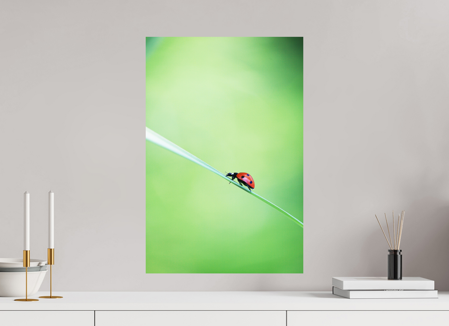 Burst of Life – Vibrant Ladybug