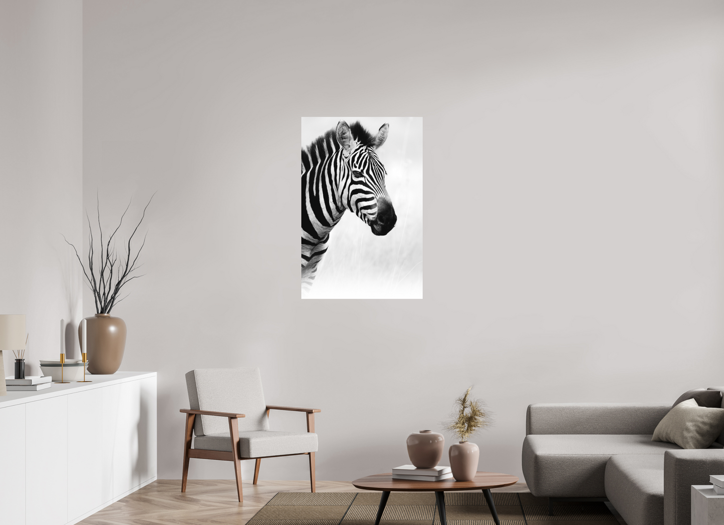 Lines of the Wild – Zebra in Profile, Serengeti National Park